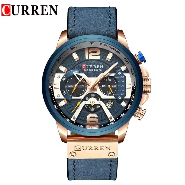 Reloj Curren 8329 Azul - Estilo Casual Elegante