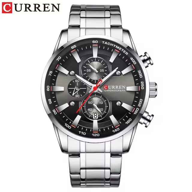 Reloj Curren 8351 Plata Gris - Estilo Clásico Unisex