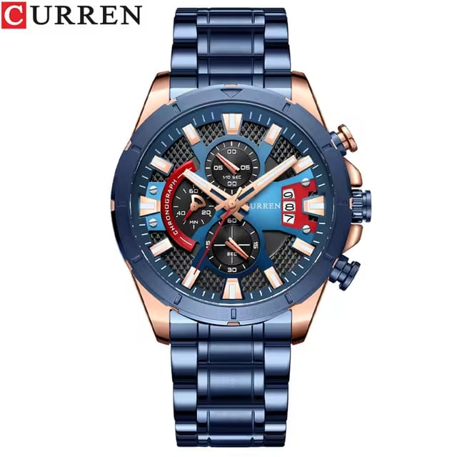 Reloj Curren 8401 Azul Estilo Casual Deportivo