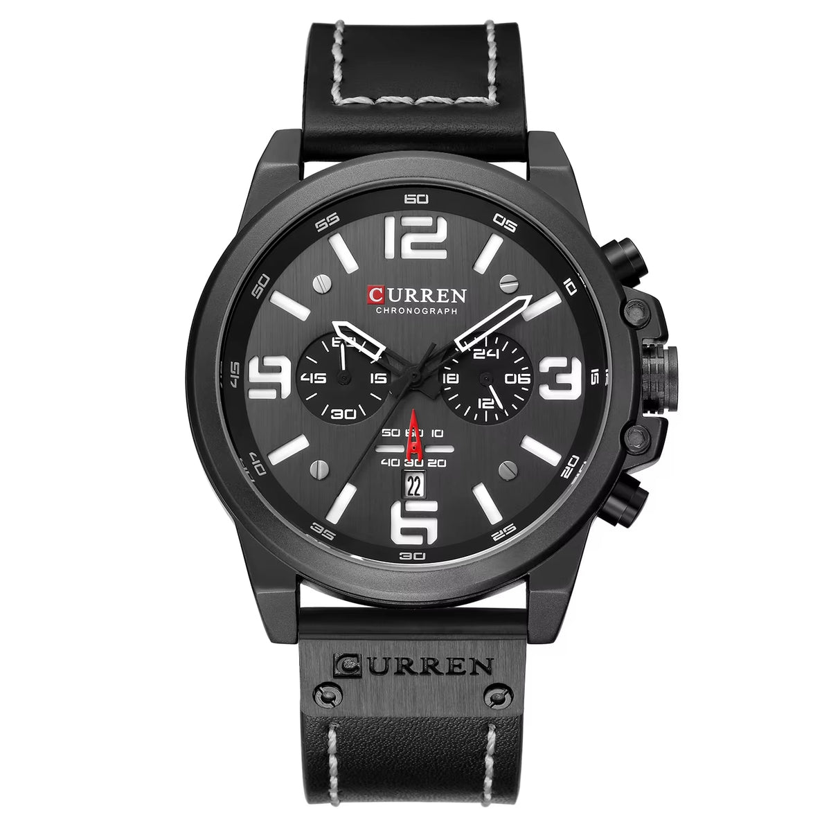 Reloj Curren 8314 Negro con Pulso en Cuero
