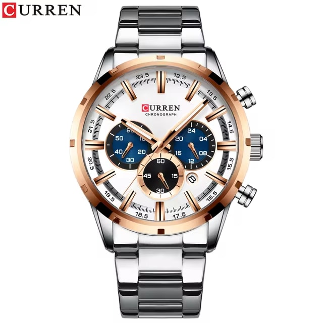 Reloj Curren 8355 Bronce Estilo Clásico Unisex