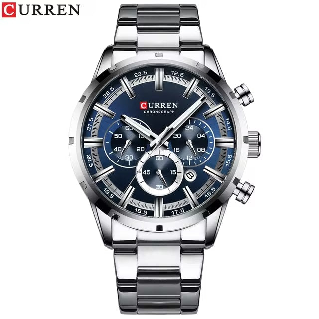 Reloj Curren 8355 Análogo Plateado Unisex