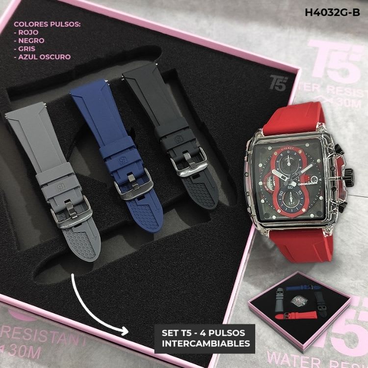 Reloj T5 Sport Cronógrafo Edición 4 Pulsos