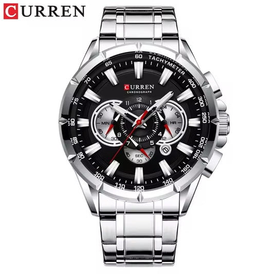 Reloj Curren 8363 para Hombre Fondo Negro Estilo Clásico