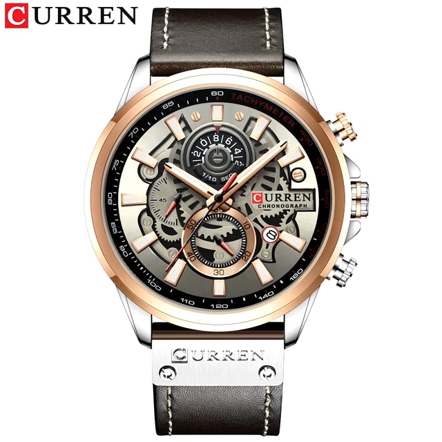 Reloj Curren 8380 Gris para Hombre - Estilo Casual