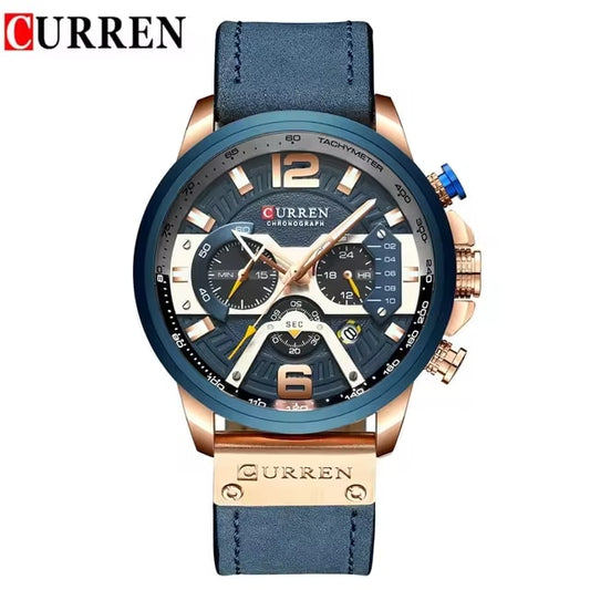 Reloj Curren 8329 Azul - Estilo Casual Elegante