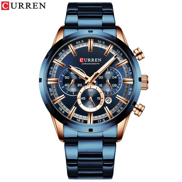 Reloj Curren 8355 Análogo Plateado Unisex