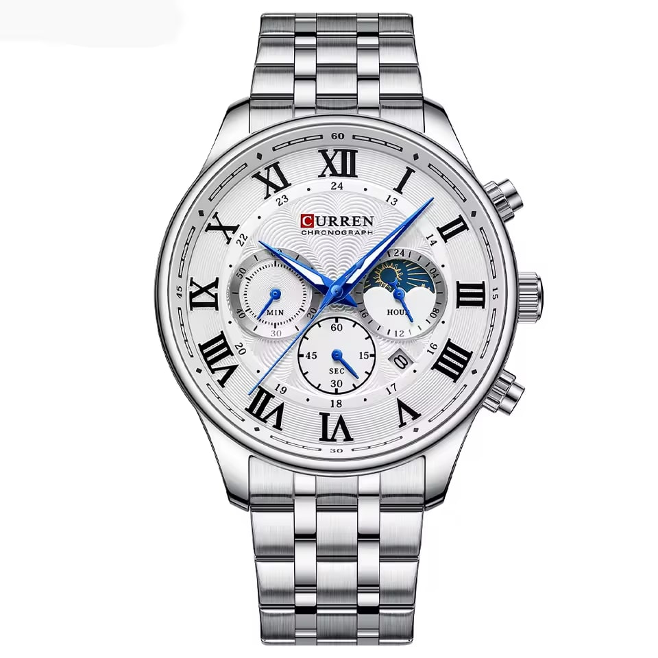 Reloj Curren 8427 Plateado para Hombre
