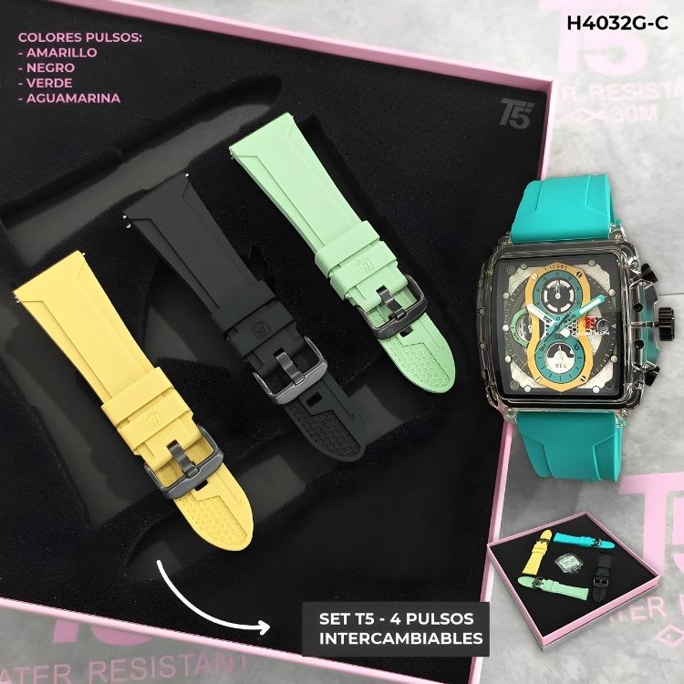 Reloj T5 Sport Cronógrafo Edición 4 Pulsos
