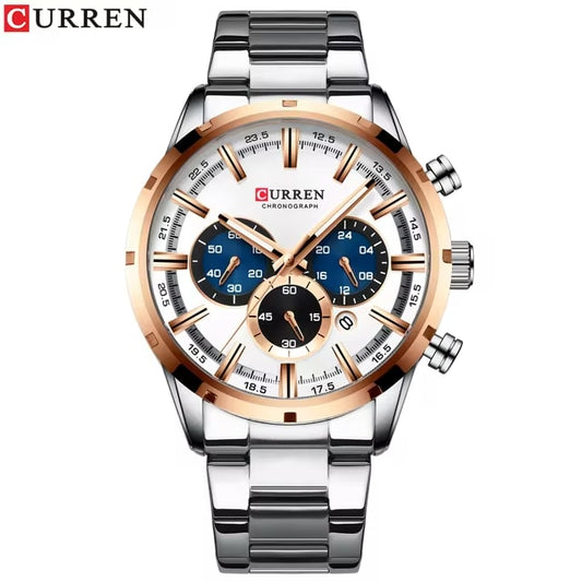 Reloj Curren 8355 Bronce Estilo Clásico Unisex