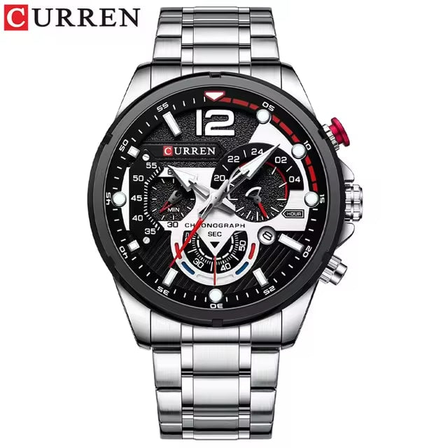 Reloj Curren 8395 Plateado Análogo para Caballero