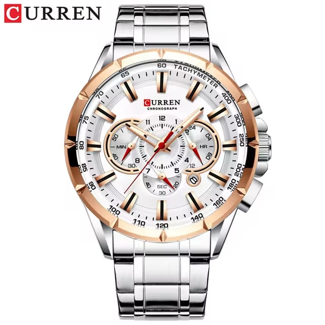 Reloj Curren 8363 Bronce Estilo Clásico Unisex