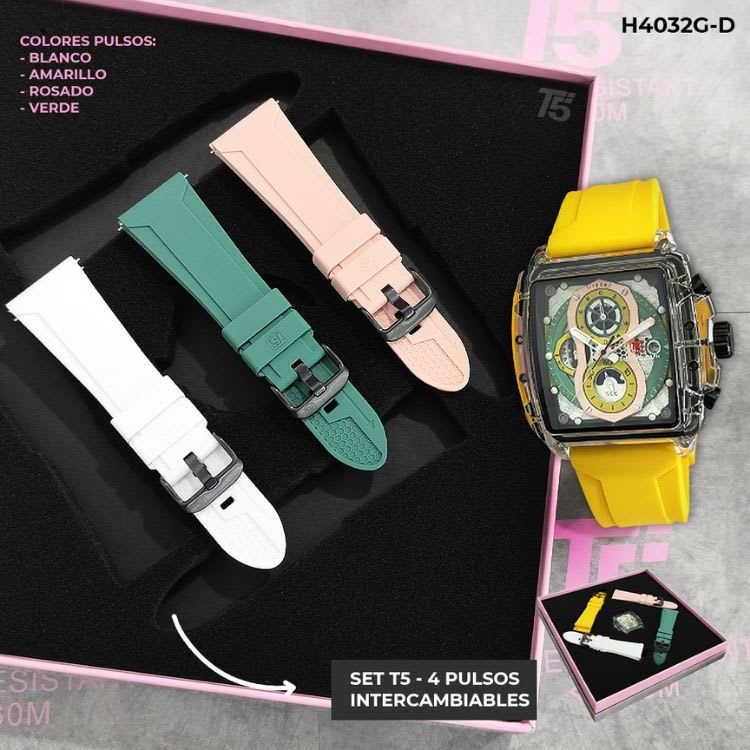 Reloj T5 Sport Cronógrafo Edición 4 Pulsos